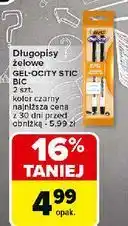 Carrefour Długopis żelowy original czarne Bic Gelocity oferta