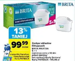 Carrefour Wkład filtrujący pure performance (niebieski) Brita Maxtra+ oferta