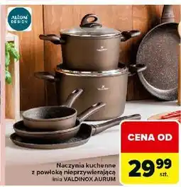 Carrefour Garnek z pokrywką 24 cm aurum Valdinox oferta