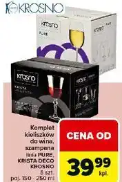 Carrefour Komplet kieliszków do wina krista Krosno S.a oferta