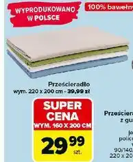 Carrefour Prześcieradło 220 x 200 cm oferta