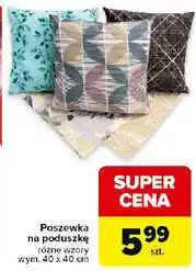 Carrefour Poszewka na poduszke 40 x cm oferta