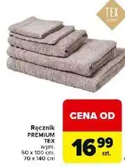 Carrefour Ręcznik premium 70 x 140 cm Tex oferta