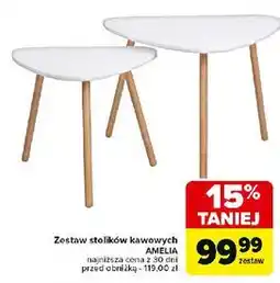 Carrefour Komplet stolików amelia oferta