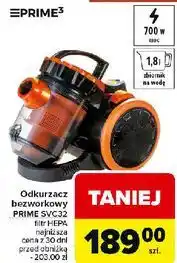 Carrefour Odkurzacz bezworkowy svc32 Prime3 oferta