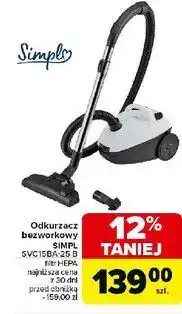 Carrefour Odkurzacz svc17ba-24 Simply oferta