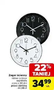 Carrefour Zegar ścienny oferta