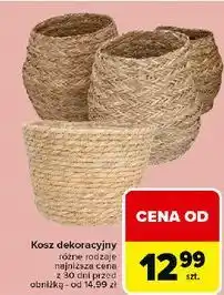 Carrefour Kosz dekoracyjny oferta