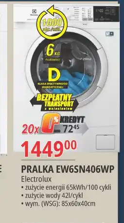 E.Leclerc Pralka ew6sn406wp Electrolux oferta