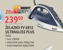 E.Leclerc Żelazko ultragliss fv 6812 Tefal oferta