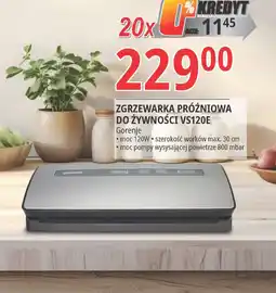 E.Leclerc Zgrzewarka próżniowa vs120e Gorenje oferta
