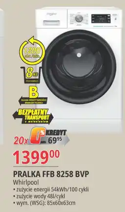 E.Leclerc Pralka ffb8258bvp Whirlpool oferta