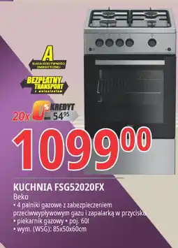 E.Leclerc Kuchnia fsg52020fx Beko oferta