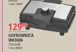 E.Leclerc Gofrownica wa3606 Clatronic oferta