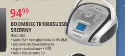 E.Leclerc Boombox tr1088su3 srebrny Hyundai oferta