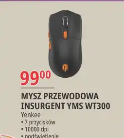 E.Leclerc Mysz bezprzewodowa yms wt300 czarna Yenkee oferta