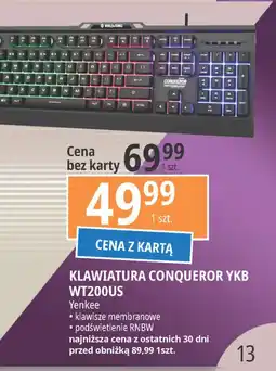 E.Leclerc Klawiatura conqueror ykb wt200us Yenkee oferta