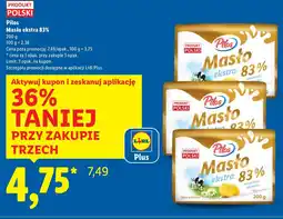 Lidl Masło ekstra 83% Pilos oferta
