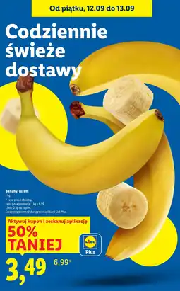 Lidl Banany luzem oferta
