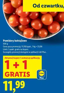 Lidl Pomidory koktajlowe Lidl oferta