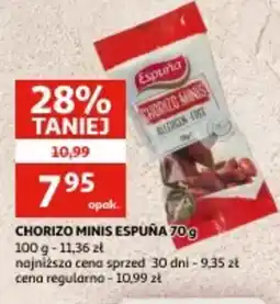 Auchan Chorizo minis espuña oferta
