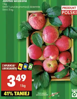 Delikatesy Centrum Jabłka wczesne Delikatesy Centrum oferta