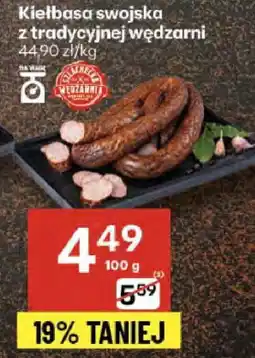 Delikatesy Centrum Kiełbasa swojska z tradycyjnej wędzarni Delikatesy Centrum oferta