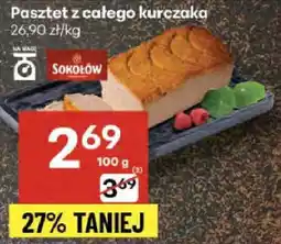 Delikatesy Centrum Pasztet z całego kurczaka Sokołów oferta