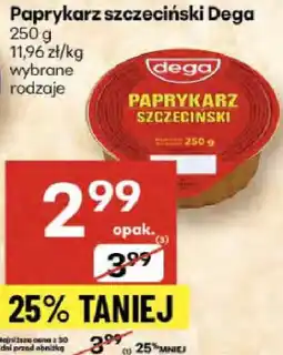 Delikatesy Centrum Paprykarz szczeciński Dega wybrane rodzaje oferta