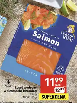 Delikatesy Centrum Łosoś wędzony w plastrach FisherKing oferta