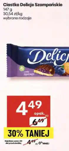 Delikatesy Centrum Ciastka Delicje Szampańskie oferta