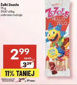 Delikatesy Centrum Żelki Zozole Cola oferta