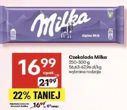 Delikatesy Centrum Czekolada Milka Alpine Milk oferta
