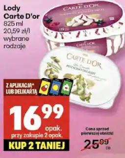 Delikatesy Centrum Lody Carte D'or oferta