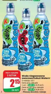 Dino Woda niegazowana owocowa Kubuś Waterrr oferta
