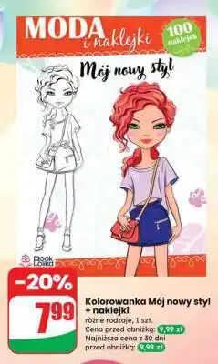 Dino Kolorowanka Mój nowy styl + naklejki oferta