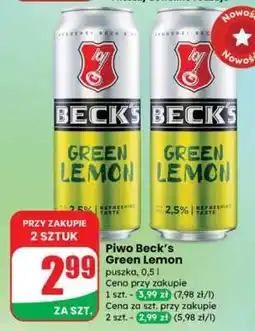 Dino Piwo Beck's Green Lemon oferta