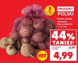 Kaufland Polskie buraki czerwone oferta