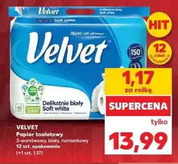 Kaufland Velvet papier toaletowy oferta