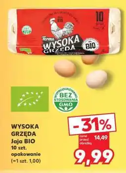 Kaufland WYSOKA GRZĘDA Jaja BIO oferta