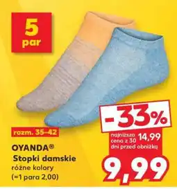 Kaufland OYANDAⓇ Stopki damskie oferta