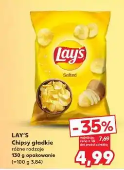 Kaufland LAY’S Chipsy gładkie oferta