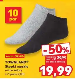 Kaufland TOWNLAND Stopki męskie oferta