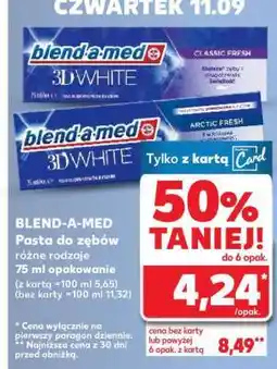 Kaufland BLEND-A-MED Pasta do zębów oferta