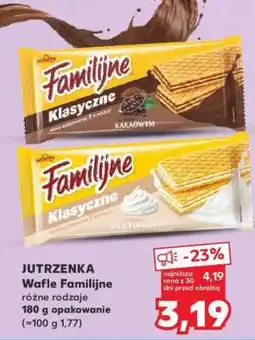 Kaufland JUTRZENKA Wafle Familijne oferta