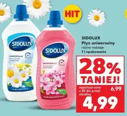 Kaufland SIDOLUX Płyn uniwersalny różne rodzaje 1 l opakowanie oferta