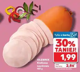 Kaufland OLEWNIK Kiełbasa szynkowa 100 g oferta