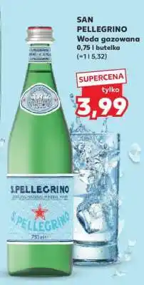 Kaufland SAN PELLEGRINO Woda gazowana 0,75 l butelka oferta
