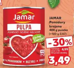 Kaufland JAMAR Pomidory krojone 400 g puszka oferta