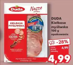 Kaufland DUDA Kiełbasa myśliwska 100 g opakowanie oferta